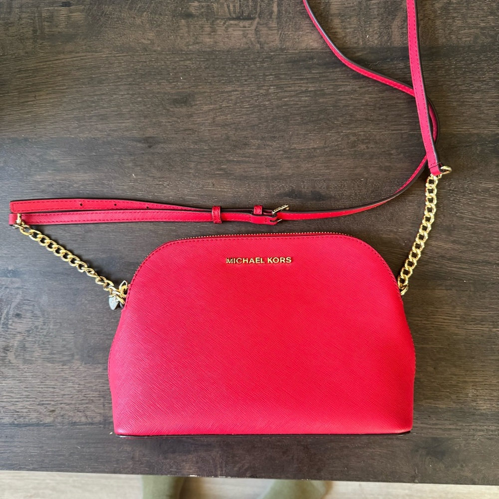 Michael Kors crossbody bag red new
